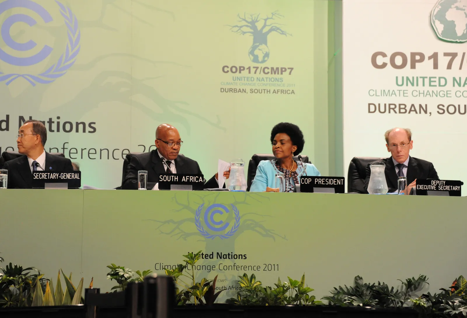 The opening plenary of COP17, the United Nations climate conference in Durban
